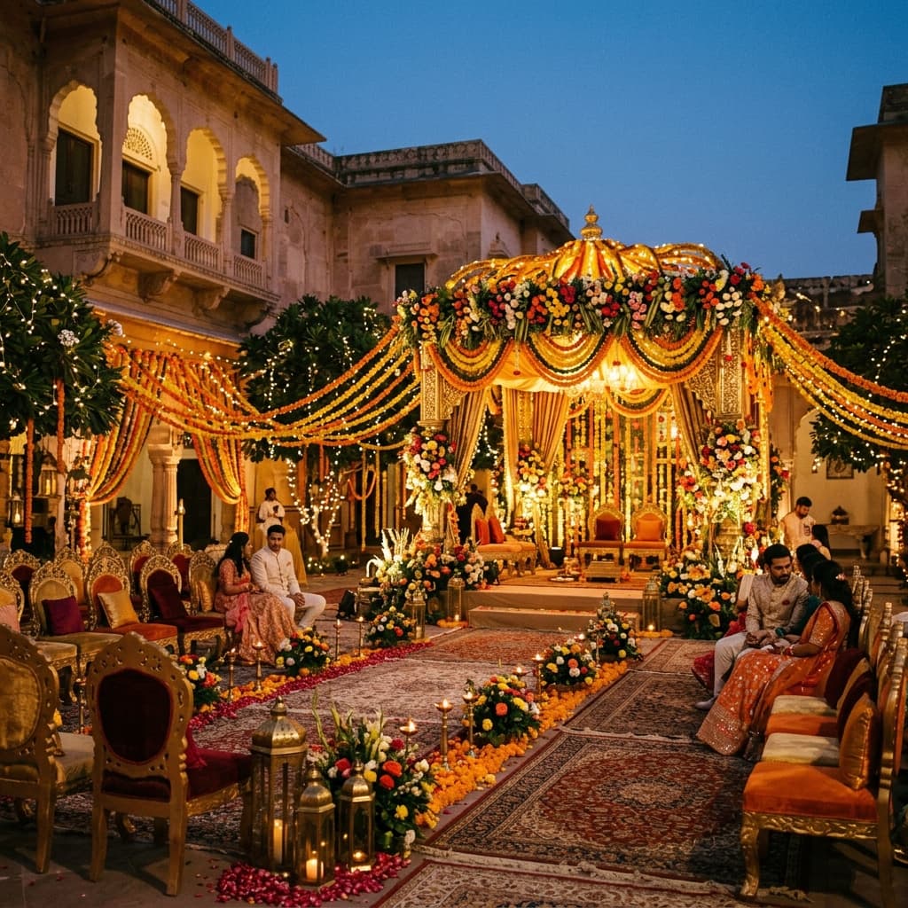 Beautiful Indian Wedding Setup